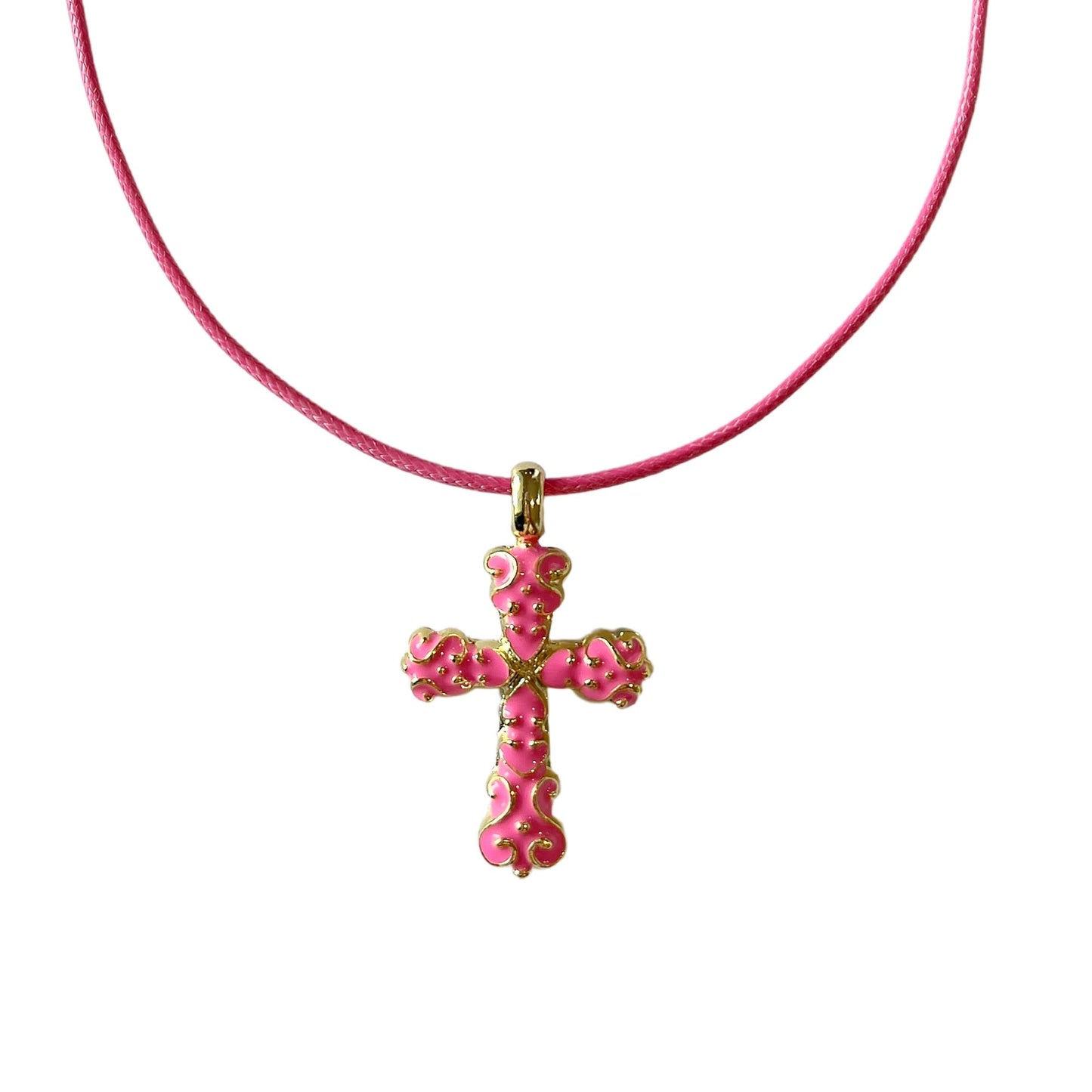 HOLY CRUSH NECKLACE - CANDY