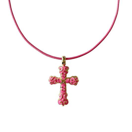 HOLY CRUSH NECKLACE - CANDY