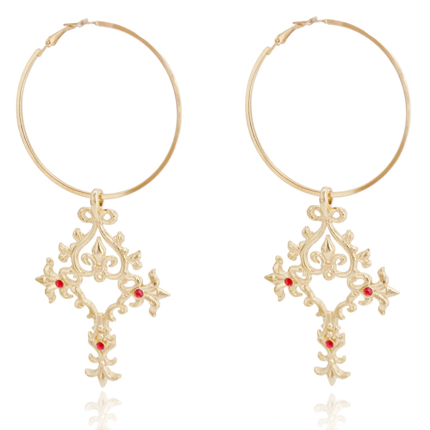 CROWN CRUSADER EARRINGS