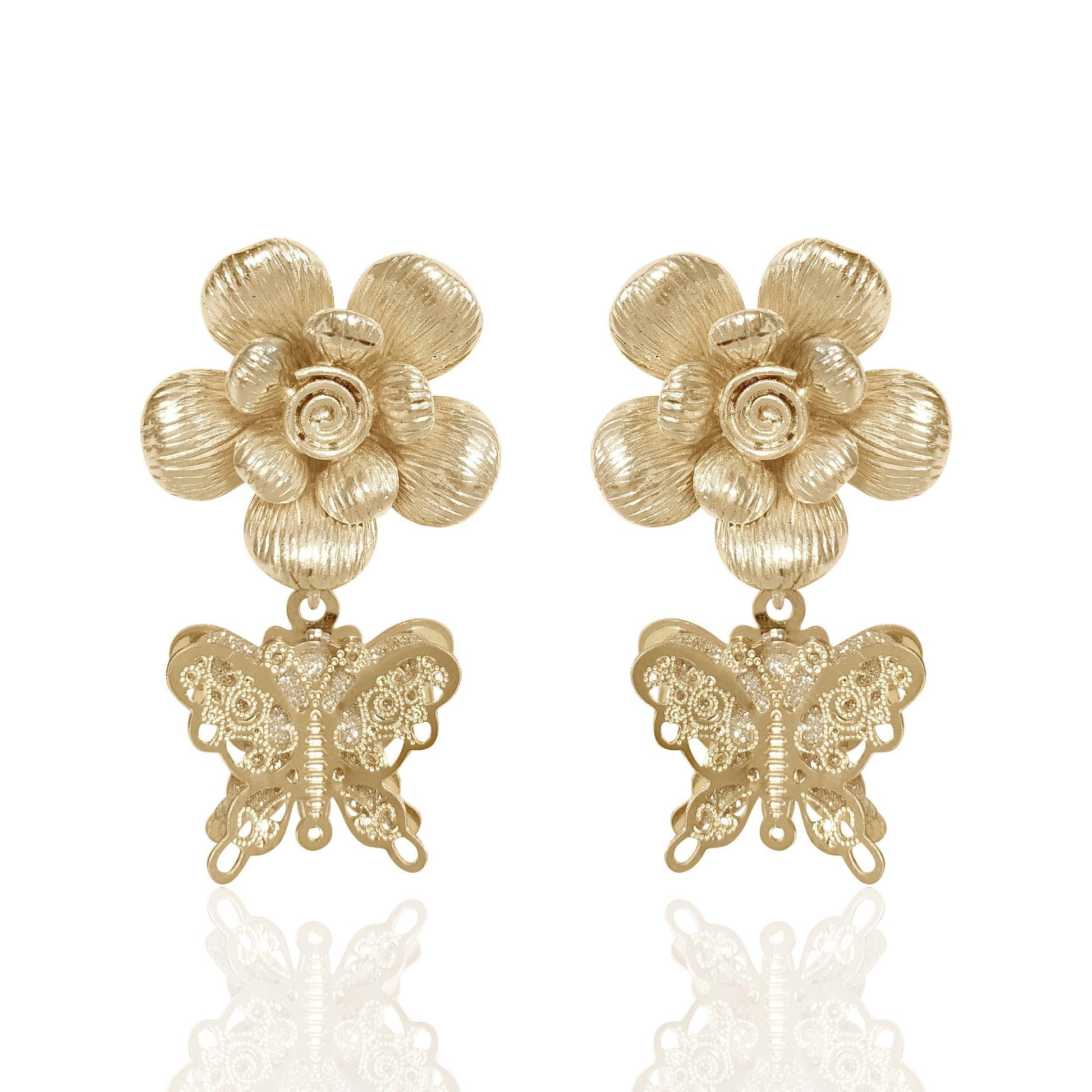 BUTTERFLY BLOOM EARRINGS - fawnstar.com