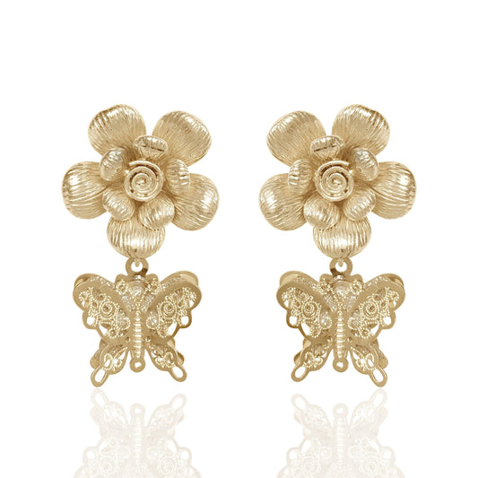 BUTTERFLY BLOOM EARRINGS - fawnstar.com