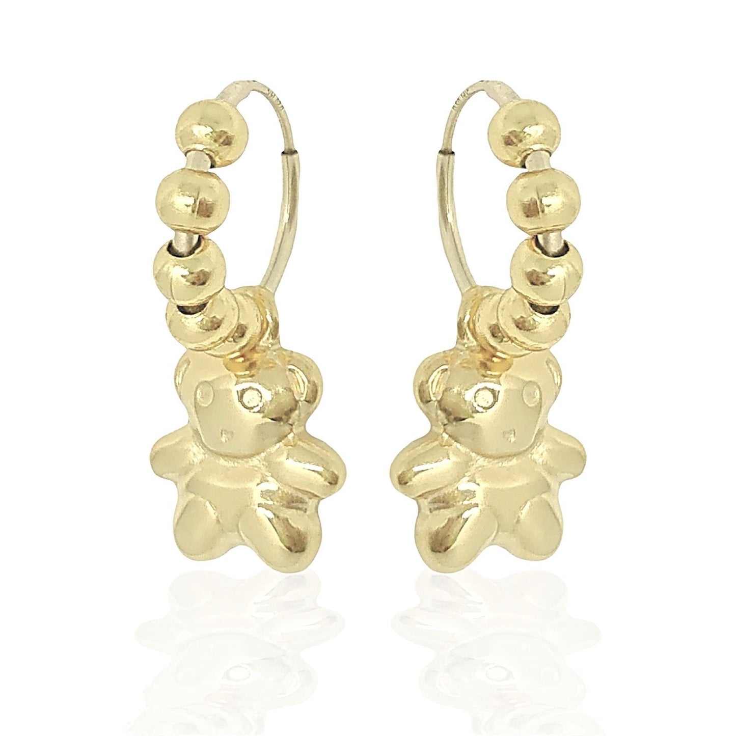 TINY TEDDY EARRINGS